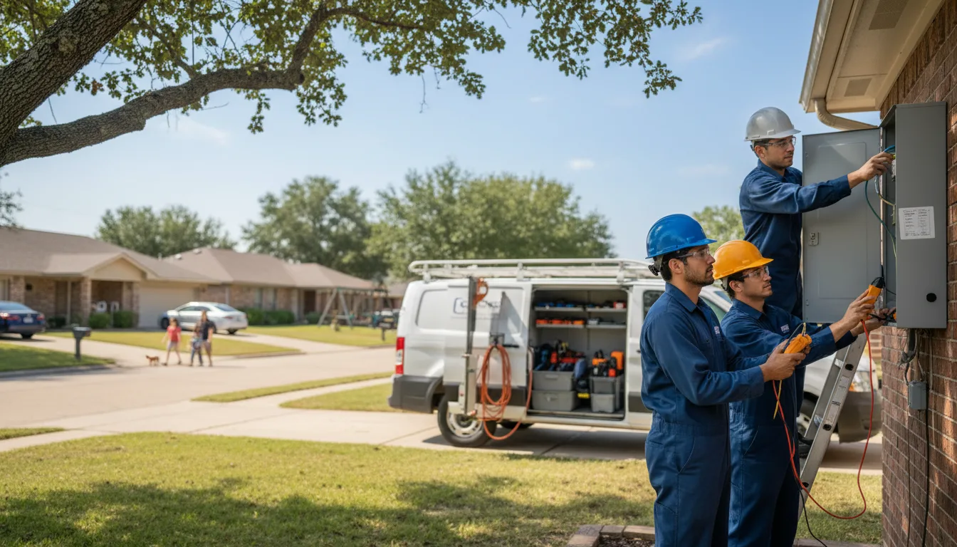 Certified electrician providing emergency electrical services in Danube, MN